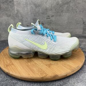 Nike Air VaporMax Flyknit 2020 Shoe Women Size 8.5 Blue Green DC2051-001 Running